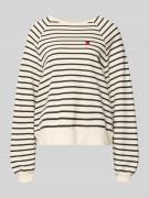 Pieces Oversized Sweatshirt aus Baumwoll-Mix Modell 'GRETA' in Black, ...