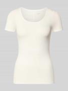 Schiesser Slim Fit T-Shirt aus Viskose-Mix Modell 'Personal' in Weiss,...