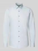 OLYMP Level Five Slim Fit Businesshemd aus Baumwoll-Mix mit Kentkragen...