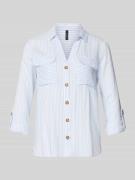 Vero Moda Relaxed Fit Hemdbluse aus reiner Viskose Modell 'BUMPY' in B...