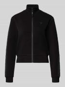 Guess Activewear Regular Fit Sweatjacke aus Viskose-Mix in Black, Größ...