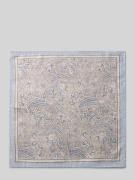 Verugia Einstecktuch aus reiner Seide in Bleu, Größe 1