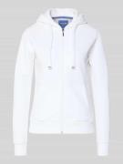 Christian Berg Woman Sweatjacke mit Reißverschluss in Weiss, Größe L