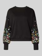 Only Regular Fit Sweatshirt aus Baumwoll-Mix Modell 'BROOKE' in Black,...