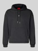 HUGO Regular Fit Hoodie aus Baumwoll-Mix Modell 'DINEO' in Mittelgrau,...