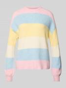 Only Regular Fit Strickpullover aus Viskose-Mix Modell 'ATIA' in Rosa,...