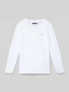 Tommy Hilfiger Teens Longsleeve aus Organic Cotton in Weiss, Größe 140