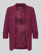 Pieces Blazer mit Schalkragen in Bordeaux, Größe M