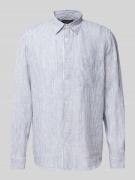 Marc O'Polo Regular Fit Leinenhemd aus reinem Leinen in Marine, Größe ...