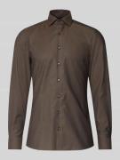 OLYMP Level Five Slim Fit Businesshemd aus Baumwolle mit Kentkragen in...