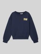 Mango Sweatshirt mit Label-Print Modell 'NIRVANA' in Marine, Größe 128