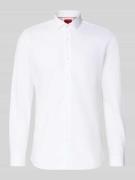 HUGO Super Slim Fit Business-Hemd aus Baumwolle Modell 'Erondo' in Wei...
