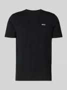 BOSS Green T-Shirt mit Label-Print in Black, Größe L