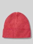Christian Berg Woman Beanie aus reinem Kaschmir in Rot, Größe 1