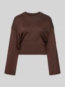 Gina Tricot Regular Fit Pullover aus Viskose-Mix in Strick-Optik in Du...