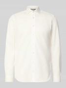 ETERNA Slim Fit Businesshemd aus Twill in Ecru, Größe 41