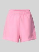 adidas Sportswear Regular Fit Shorts mit Logo-Print in Pink, Größe L