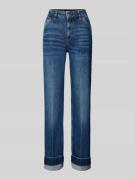 BOSS Straight Fit Jeans aus Baumwoll-Mix Modell 'PARKWAY' in Blau, Grö...