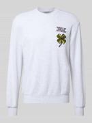 Carhartt Work In Progress Sweatshirt mit Label-Detail in Hellgrau Mela...