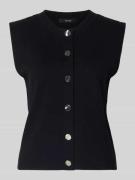 Vero Moda Regular Fit Strickjacke aus Viskose-Mix Modell 'GOLD' in Bla...