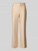 SEDUCTIVE Stoffhose in verkürzter Passform Modell 'NANETTE' in Sand, G...
