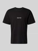 Jack & Jones T-Shirt mit Label-Stitching Modell 'NORREBRO' in Black, G...