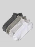 s.Oliver RED LABEL Socken aus Baumwoll-Mix in 4er Pack in Hellgrau, Gr...