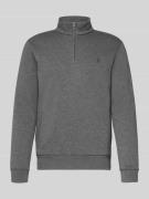 Polo Ralph Lauren Regular Fit Troyer aus Baumwoll-Mix in Mittelbraun M...