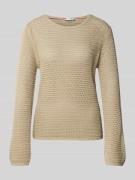 Tommy Hilfiger Regular Fit Pullover aus Baumwoll-Mix in Sand, Größe XL