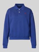 Polo Ralph Lauren Regular Fit Sweatshirt aus Baumwoll-Mix in Royal, Gr...
