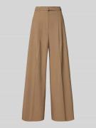 HUGO Weite Hose mit Viskose-Anteil Modell 'HAWELSA' in Beige Melange, ...