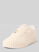 PUMA Sneaker mit Schnürverschluss Modell 'Carina' in Sand, Größe 37
