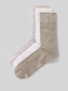 s.Oliver RED LABEL Socken aus Baumwoll-Mix im 3er-Pack in Hellgrau, Gr...