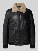 MAURITIUS Jacke mit Teddyfell Modell 'STARPILOT' in Black, Größe XL