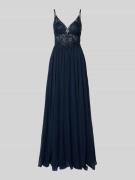Jake*s Cocktail Regular Fit Abendkleid mit floralem Spitzenbesatz in M...
