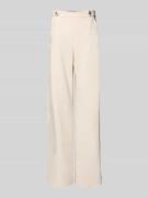 Marella Stoffhose mit Gesäßtaschen in Offwhite, Größe 34