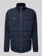 Fynch-Hatton Steppjacke mit Brusttaschen in Marine, Größe XXL