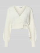 Jake*s Cocktail Bolero in Kunstfell-Optik in Ecru, Größe 48