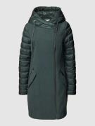 s.Oliver RED LABEL Steppjacke mit Woll-Anteil in Petrol, Größe 40