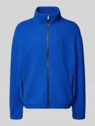 CK Calvin Klein Fleecejacke aus Woll-Mix in Royal, Größe L
