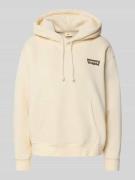 Levi's® Hoodie mit Label-Print in Ecru, Größe L
