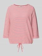 Tom Tailor Regular Fit 3/4-Shirt aus Bio-Baumwoll-Mix in Pink, Größe L