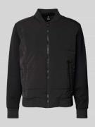 BOSS Steppjacke mit Label-Print Modell 'Skiles' in Black, Größe S