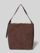Marc O'Polo Shopper aus echtem Kalbsleder Modell 'ARINA' in Dunkelbrau...