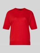 Windsor Relaxed T-Shirt mit Logo-Applikation in Rot, Größe 34