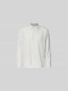 Officine Générale Freizeithemd aus Lyocell-Mix in Weiss, Größe L