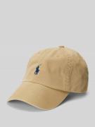Polo Ralph Lauren Basecap mit Label-Stitching in Hellbraun, Größe 1