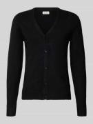 Casual Friday Strickjacke mit Knopfleiste Modell 'HEINE' in Black, Grö...