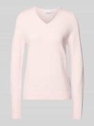 Vila Regular Fit Longsleeve aus Viskose in Strick-Optik Modell 'Viril'...