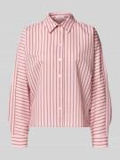 OPUS Hemdbluse mit Knopfleiste Modell 'Foho' in Hellrosa, Größe 34